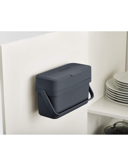 Caddy de Residuos Alimentarios Joseph Joseph 4L Montable Grafito