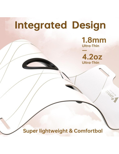 Máscara de Terapia de Luz Roja VYM - 292 LEDs - Blanca