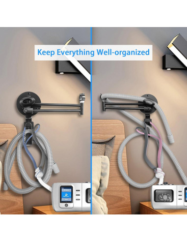 Soporte de Manguera CPAP Shengchuang con Ganchos Organizador