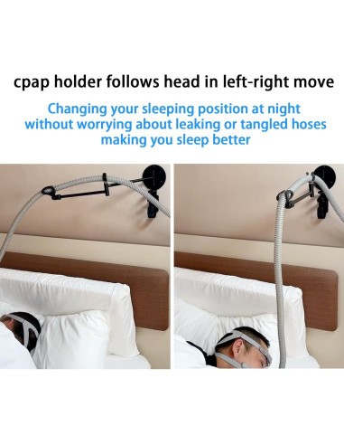 Soporte de Manguera CPAP Shengchuang con Ganchos Organizador