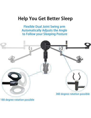 Soporte de Manguera CPAP Shengchuang con Ganchos Organizador