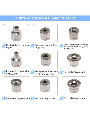 Máquina de Microdermoabrasión Yofuly 3 en 1 65-68 cmHg