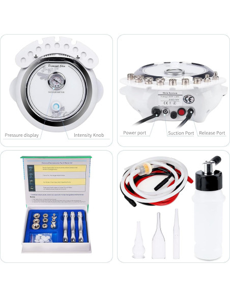 Máquina de Microdermoabrasión Yofuly 3 en 1 65-68 cmHg