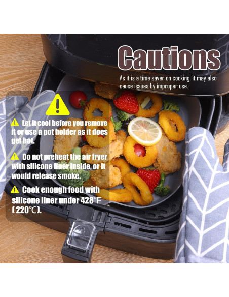 Forros de Silicona Cuadrados Golden Associate 7" Reutilizables