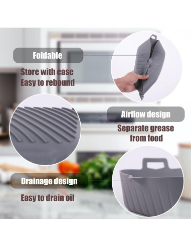 Forros de Silicona Cuadrados Golden Associate 7" Reutilizables