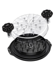 Desmenuzador de Carne Manual Genérico - Tapa Giratoria y Base Antideslizante