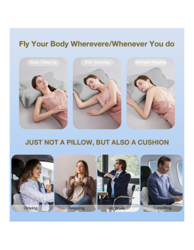 Almohada Cervical Ergonomica SurSynch P002 Espuma Viscoelástica