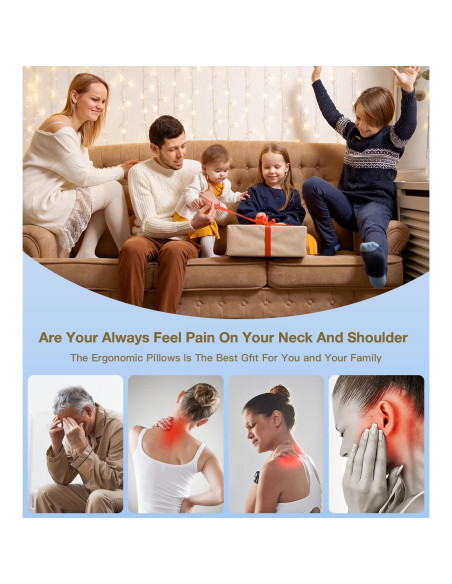 Almohada Cervical Ergonomica SurSynch P002 Espuma Viscoelástica