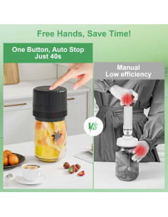 Sellador al Vacío Eléctrico SelePow VP06+ para Tarros - Negro 2