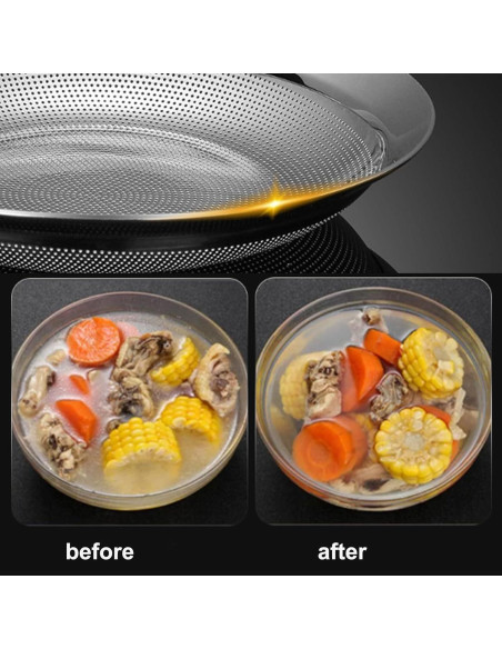 Colador de Acero Inoxidable 304 con Mango Ergonómico - Malla Fina Colador de Acero Inoxidable 304 con Mango Ergonómico - Malla Fina