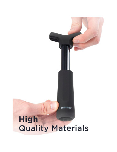 Bomba de Vacío Conservadora de Vino Deiss con 3 Tapones