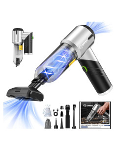 Aspiradora de Mano Saker HL132 Inalámbrica 17000PA Plegable