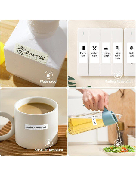 Impresora de Etiquetas D110 Bluetooth DEEPIN, Portátil, Sin Tinta