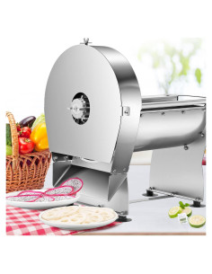 Cortadora de Verduras Eléctrica NEWTRY 10mm Acero Inoxidable