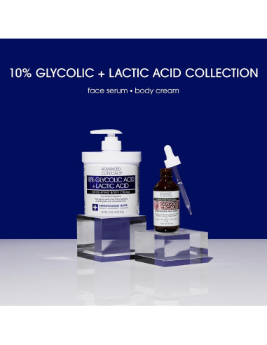 Crema Exfoliante Corporal Advanced Clinicals 453.6 g AHA