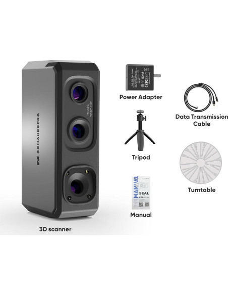 Escáner 3D Seal Lite Premium 0.02mm alta precisión 10FPS