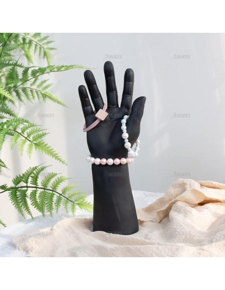 Soporte Organizador de Anillos AUEAR Maniquí Masculino Negro