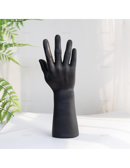 Soporte Organizador de Anillos AUEAR Maniquí Masculino Negro