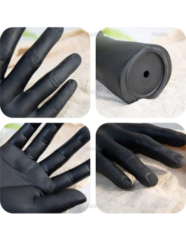 Soporte Organizador de Anillos AUEAR Maniquí Masculino Negro