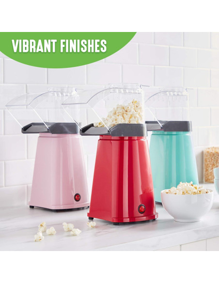 Fabricante de Palomitas Eléctrico GreenLife 18 Tazas Turquesa