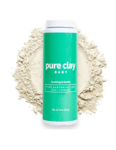 Polvo de Arcilla Bentonita Orgánica para Bebés 226g - PURE CLAY