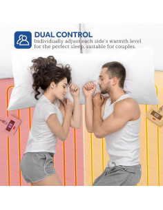 Almohadilla Térmica Sealy King Felpa Coral 10 Niveles Calor 2