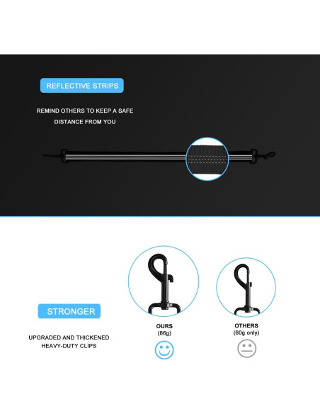 Cinturón de Seguridad para Perros MATTISAM Negro - Retráctil