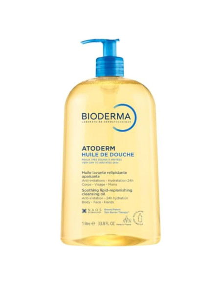 Bioderma Atoderm Aceite de Ducha 1000 ml - Limpiador Nutritivo Bioderma Atoderm Aceite de Ducha 1000 ml - Limpiador Nutritivo