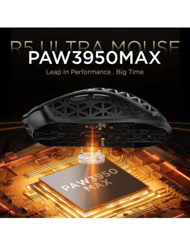 Ratón Gaming Inalámbrico Attack Shark R5 Ultra 39g 42K DPI