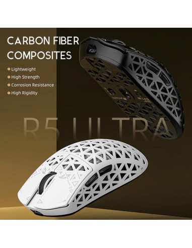 Ratón Gaming Inalámbrico Attack Shark R5 Ultra 39g 42K DPI