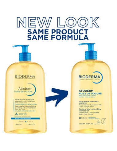 Bioderma Atoderm Aceite de Ducha 1000 ml - Limpiador Nutritivo