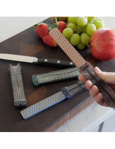 Piedra de Afilado DMT Diafold Doble Cara Gruesa/Extra Gruesa