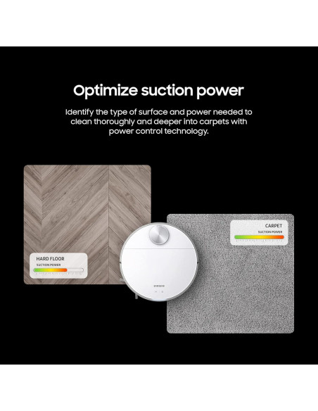 Aspiradora Robot Inalámbrica Samsung Jet Bot VR30T80313W, 0.4L