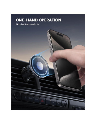 Soporte para coche Lamicall STCV06 - Magnético 20 imanes 360