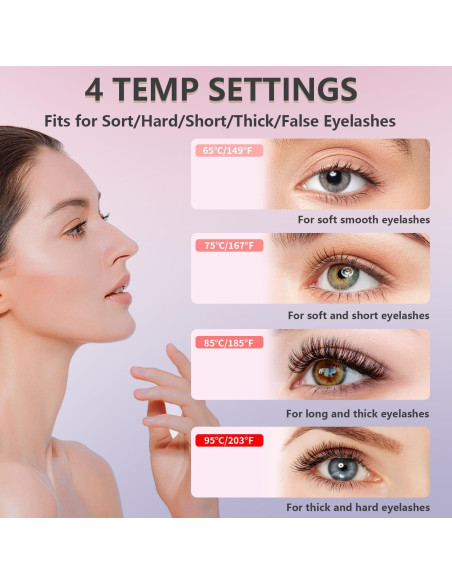 Rizador de Pestañas Calentado URSOBTF - 4 Modos Temperatura Rizador de Pestañas Calentado URSOBTF - 4 Modos Temperatura