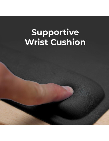 Alfombrilla Ergonómica BLACK+DECKER con Soporte para Muñeca