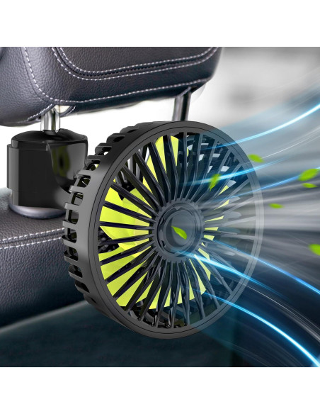 Ventilador USB para Asientos de Auto Dealswin CZFS 3 Velocidades