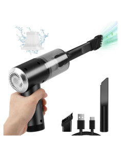 Mini Aspiradora Inalámbrica Auloea V01 60W HEPA 0.2L Negra