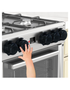 Cubiertas de Perillas de Estufa AOSITE - Seguridad Infantil, 5 Pzas