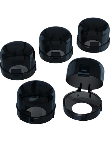 Cubiertas de Perillas de Estufa AOSITE - Seguridad Infantil, 5 Pzas