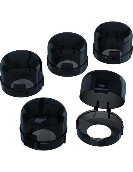 Cubiertas de Perillas de Estufa AOSITE - Seguridad Infantil, 5 Pzas