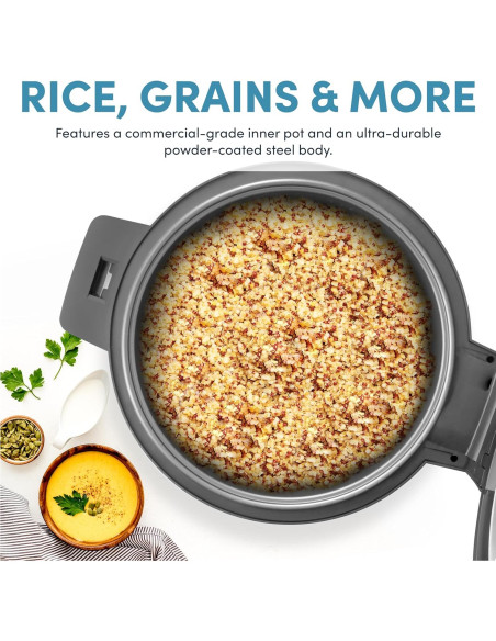 Cocedor de Arroz Comercial Aroma ARC-1130S 60 Tazas Acero Inoxidable