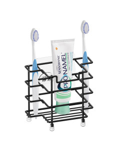 Soporte de Cepillo de Dientes Linkidea Acero Inoxidable 3 Ranuras