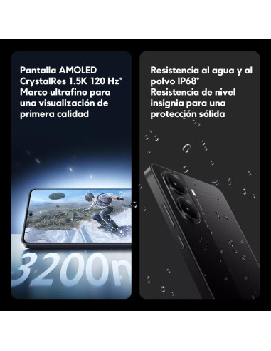 Xiaomi Poco X7 Pro 5G Negro 256GB 8GB Pantalla 6.67" 50MP