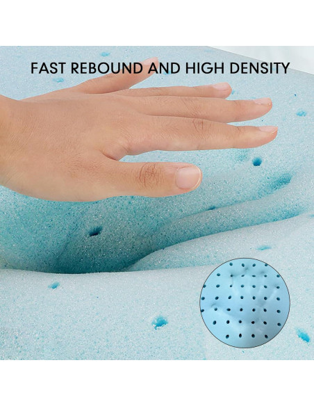 Almohada de Cama Okao Home Goods Estándar Viscoelástica