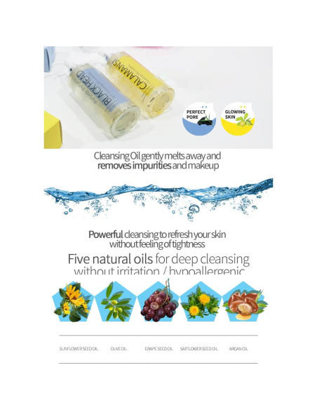 Aceite Limpiador Facial Coreano MEDB 300ml con Vitamina C