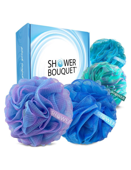 Juego de Lufas de Baño XL Shower Bouquet - 4 Colores