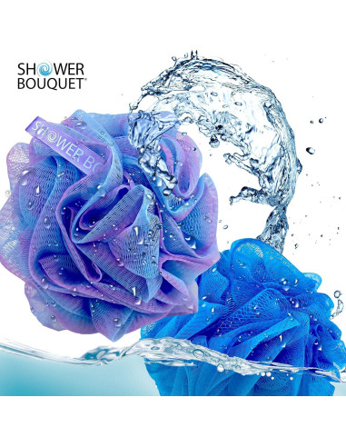 Juego de Lufas de Baño XL Shower Bouquet - 4 Colores