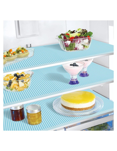 Forros de Refrigerador de Silicona Meiliweser 44.5x30cm Azul