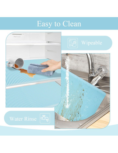 Forros de Refrigerador de Silicona Meiliweser 44.5x30cm Azul